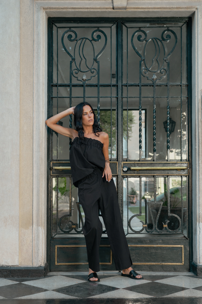 Pantalón Lino con elástico