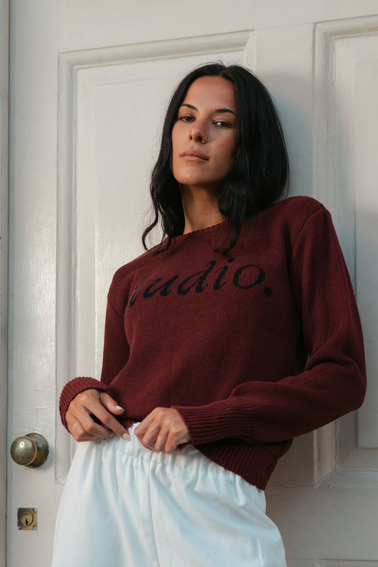 Chaleco Studio Burgundy